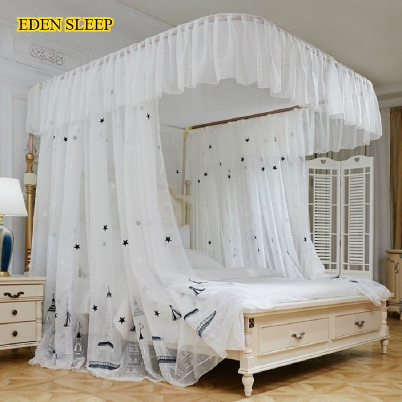 Màn / mùng khung chống muỗi không khoan tường