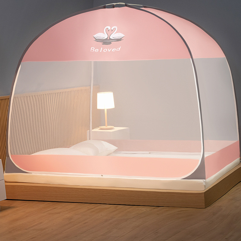 Miễn phí cài đặt nhà Mongolia Mosquito Net 1,8 gạc 1,5m có thể gập lại lều bụi
