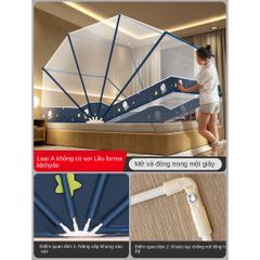 Màn mùng xếp thông minh mẫu mới nâng cấp 2025 Chống muỗi toàn diện  hiệu quả , mùng xếp gọn