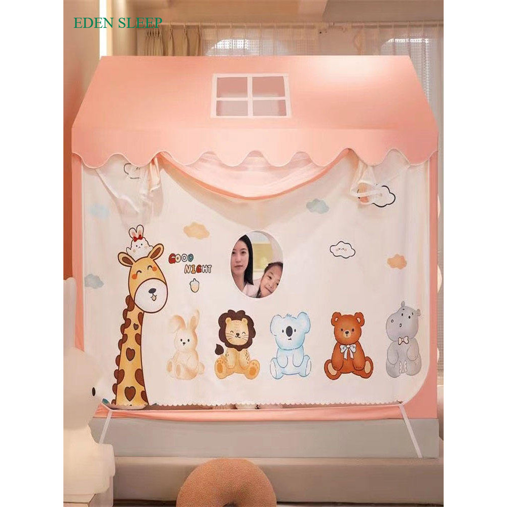 EDEN SLEEP Màn chống muỗi chống rơi trẻ em loại A 202 nhà mới Màn chống muỗi gắn trên giường cho bé công chúa