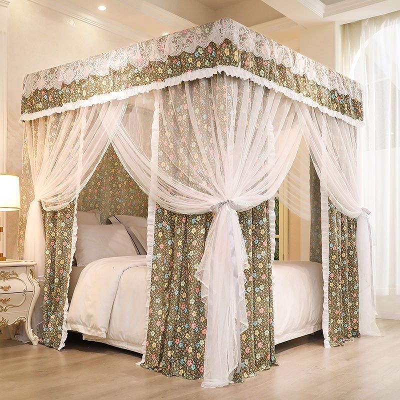 EDEN SLEEP Màn chống muỗi gia đình mùng khung, rèm cản sáng chống bụi dày dặn, màn khung cao cấp, 3 cửa