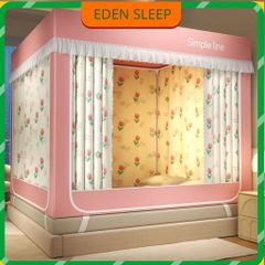 Lưới Chống Muỗi Chống Rơi, Khóa Kéo, Giường Ngồi, Rèm Ngủ, Rèm Ngủ Tích Hợp2024Chống Bụi Và Chắn Gió Mẫu Mới