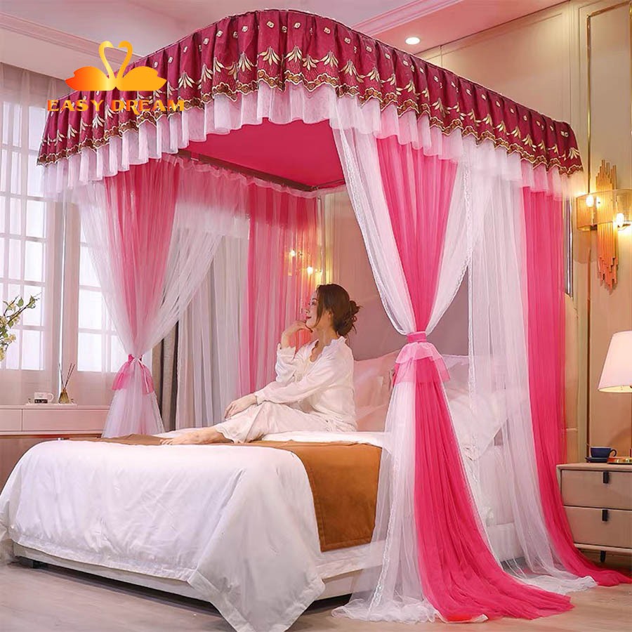 Màn khung không khoan tường bản kéo rèm lùa tay không  dây kéo