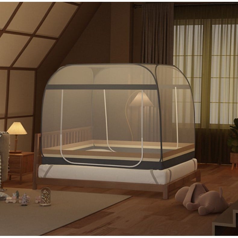 EDEN SLEEP Màn chụp chống muỗi gia đình Ký túc xá mùng khung có thể gập lại 1,2m-1,5 m-1,8m-2,0m khép kín hoàn toàn