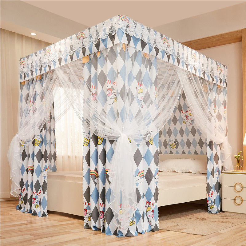 EDEN SLEEP mùng khung.rèm chắn sáng dày dặn, màn chụp chống muỗi phong cách công chúa chống gió chống bụi phòng ngủ