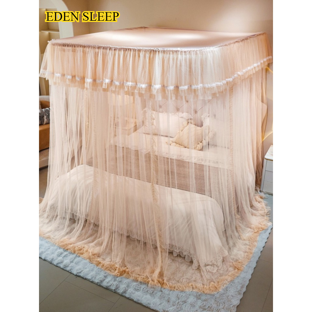 Mùng màn ngủ thế hệ mới không khoan tường  Màn Chống Muỗi  Cao Cấp Mới 2025