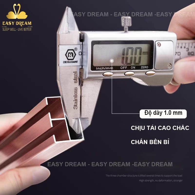 BẢN NÂNG CẤP MỚI NHẤT 2025 Màn khung không khoan tường mùng ngủ cao cấp EDEN SLEEP