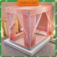 Rèm Giường Chống Muỗi Kiểu Mới Rèm Giường Gia Dụng Dày Dặn Che Nắng Chống Bụi Tích Hợp Dây Kéo Mã Hóa Khăn Trải Giường Y