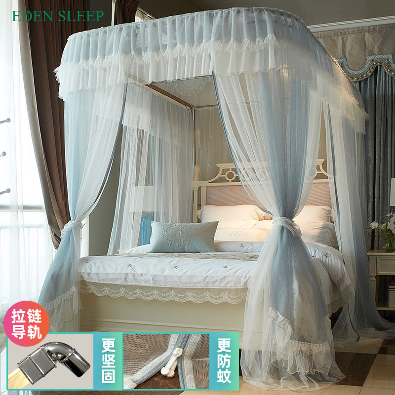 Màn mùng khung chống muỗi không khoan tường cao cấp chính hãng màn ngủ công chúa 2 lớp