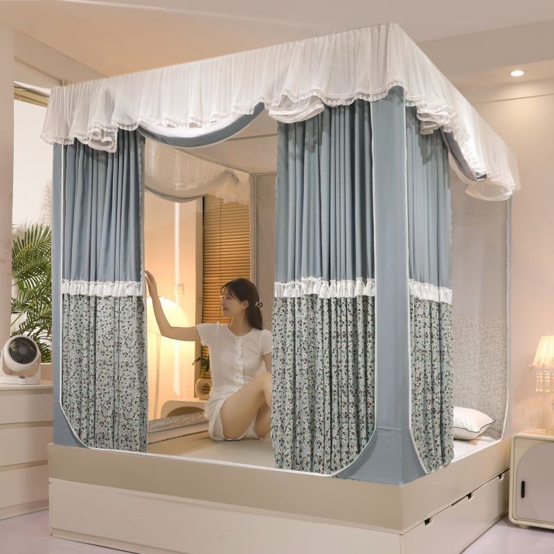 EDEN SLEEP Mùng khung chống muỗi khép kín, màn khung chống rơi, chống bụi,phong cách công chúa rèm giường