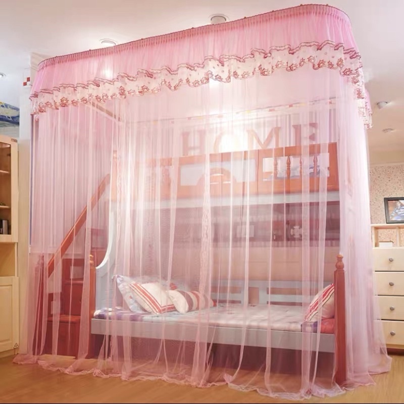 Màn khung inox không khoan tường cho giường tầng , màn giường tầng trẻ em .màn cho bé