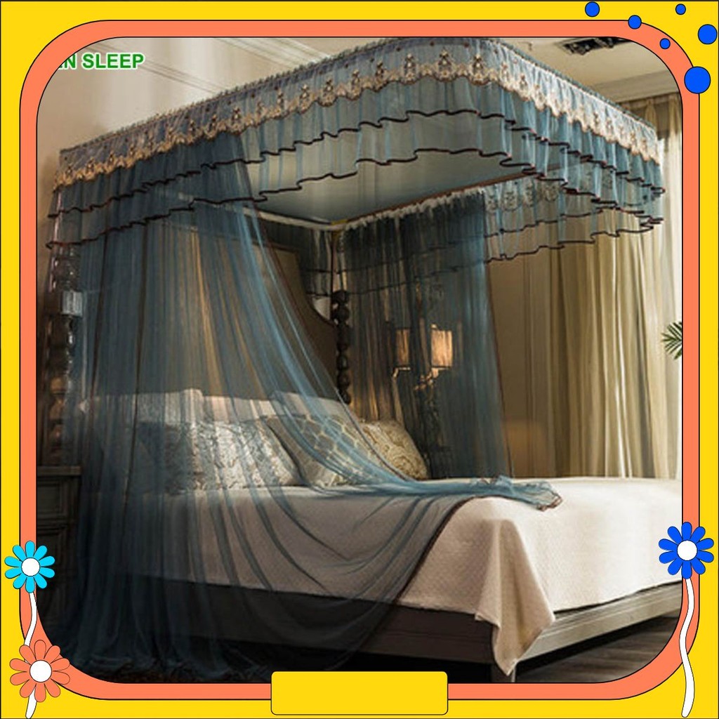 【 BẢN NÂNG  CẤP MỚI 2025  HÀNG LOẠI 1 】 CHÍNH HÃNG  - Màn khung không khoan tường - Mùng ngủ hiện đại mẫu mới