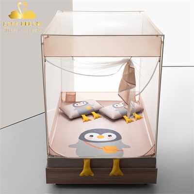 Màn khung không khoan tường nằm nệm - gồm màn + khung + chiếu điều hòa  -mùng chống muỗi cho bé -mùng ngủ