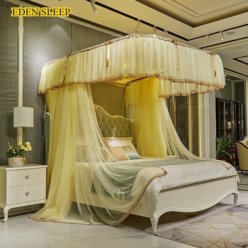 Màn Chống Muỗi cao cấp Không khoan tường -Mùng ngủ hiên đại