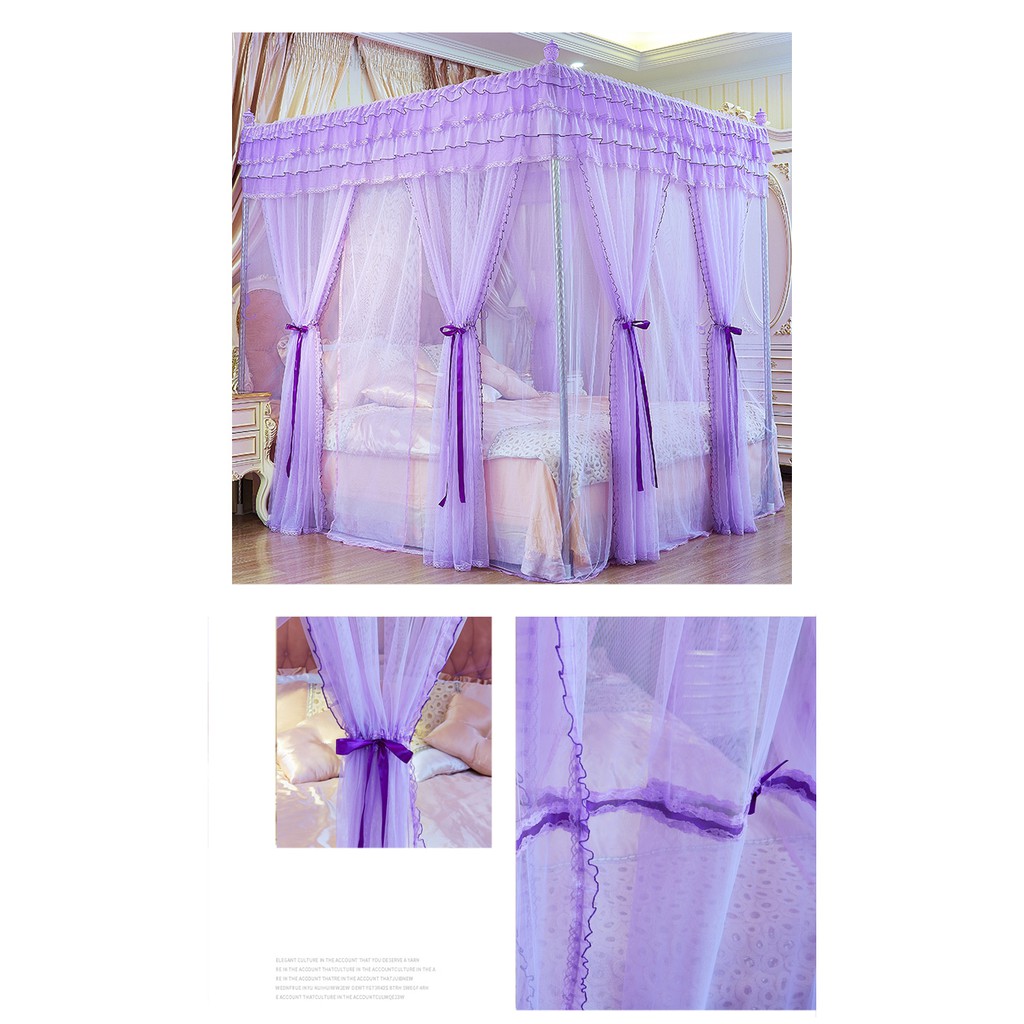 Màn khung không khoan tường EASY DREAM chống muỗi - trang trí phòng ngủ phòng cưới