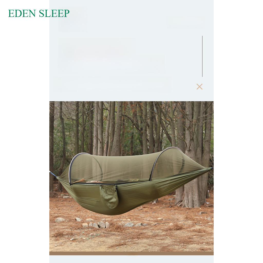 Ngoài Trời Cắm Trại Võng Với Muỗi Net Tự Động Nhanh Chóng Mở Cực Duy Nhất Đôi Người