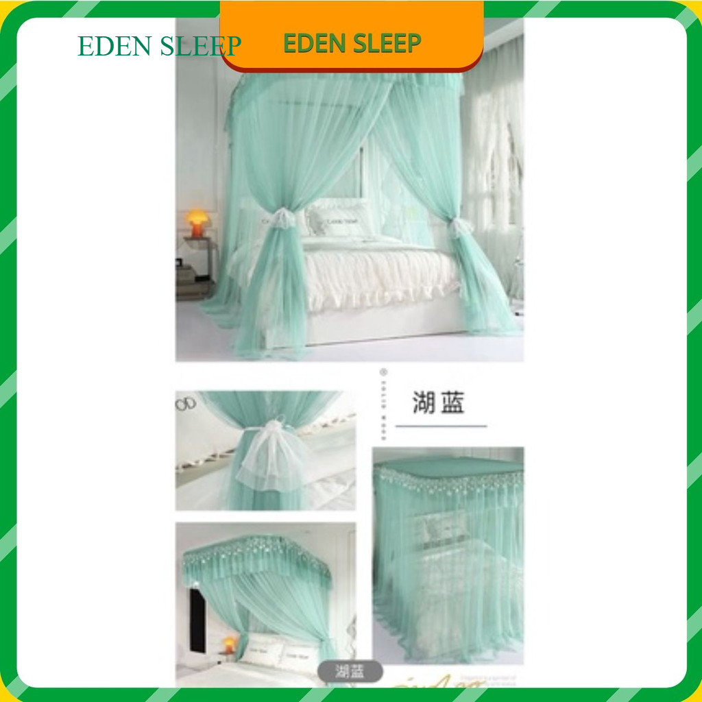 Màn / Mùng nâng hạ chiều cao  khung, thu gọn; 2 cột không khoan tường