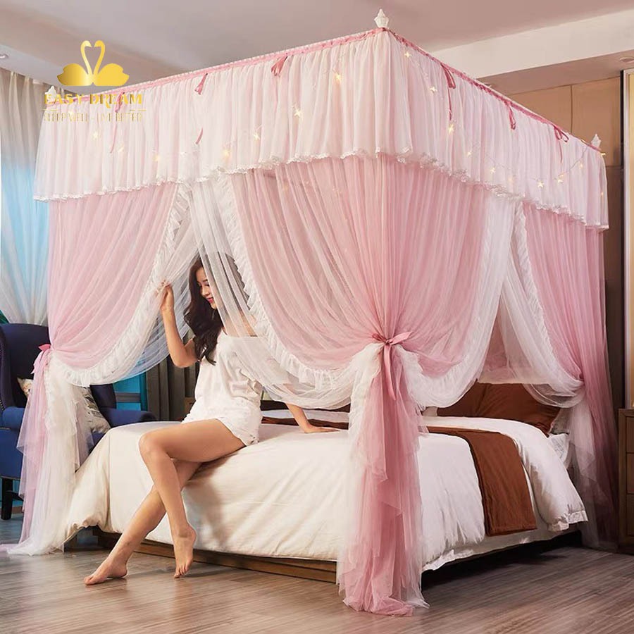 Màn khung công chúa không khoan tường - mùng ngủ cao cấp