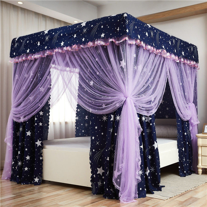 EDEN SLEEP Trọn bộ màn mùng khung chống muỗi, rèm cản sáng cho giường,chống gió, thoáng khí, chống bụi