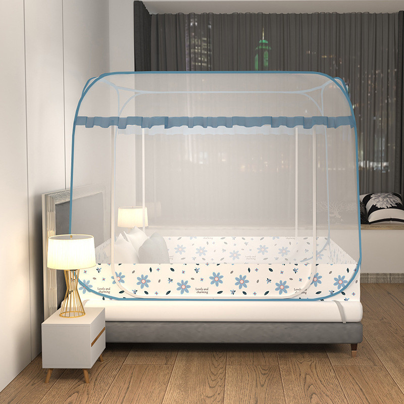 Miễn Phí Lắp Đặt Màn Chống Muỗi Yurt Gia Đình1.8Gạo1.5mNhà Sản Xuất Cửa Đôi Có Thể Gập Lại Bán Buôn Có Thể Giao Hàng Tận