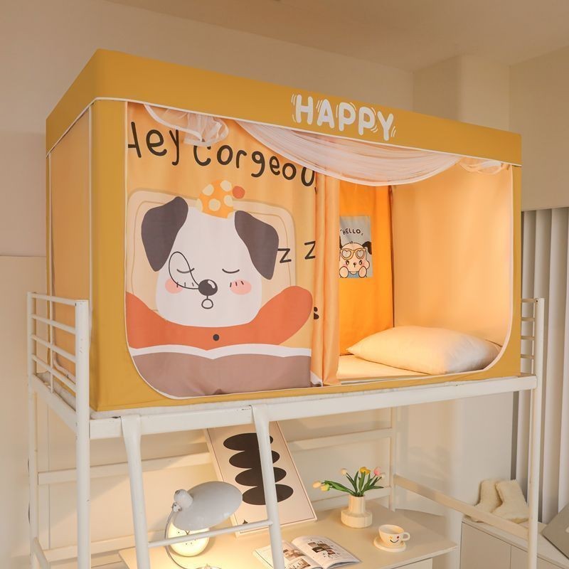EDEN SLEEP Mùng khung ký túc xá sinh viên giường tầng 80x190 / 90x190cm,Màn rèm chống muỗi hình ảnh hoạt hình