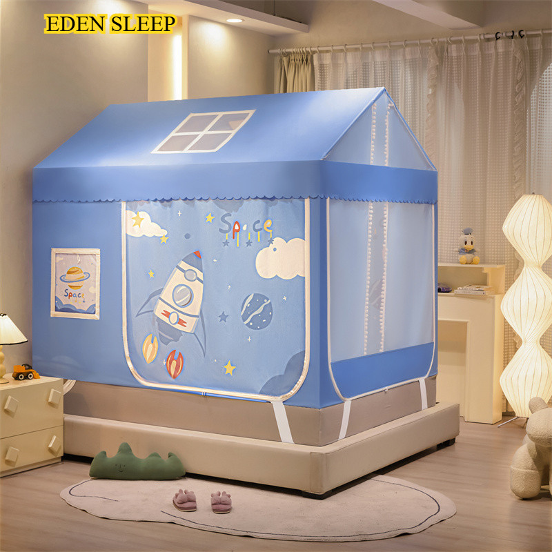 Lưới Chống Muỗi Chống Rơi Cho Trẻ Em Kiểu Nhà Mã Hóa Loại A Mới Rèm Che Nắng Phòng