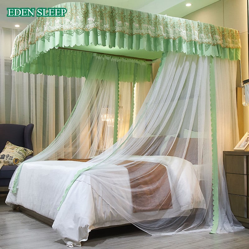 Màn mùng khung thế hệ mới không khoan tường cao cấp kiểu dáng công chúa chống muỗi