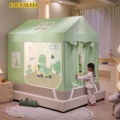 Lưới Chống Muỗi Chống Rơi Cho Trẻ Em Kiểu Nhà Mã Hóa Loại A Mới Rèm Che Nắng Phòng