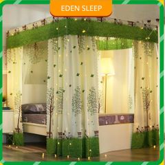 EDEN SLEEP Màn chống muỗi, mùng khung,rèm giường gia đình cản sáng Châu Âu trọn bộ màn khung vuông,dày dặn chống bụi