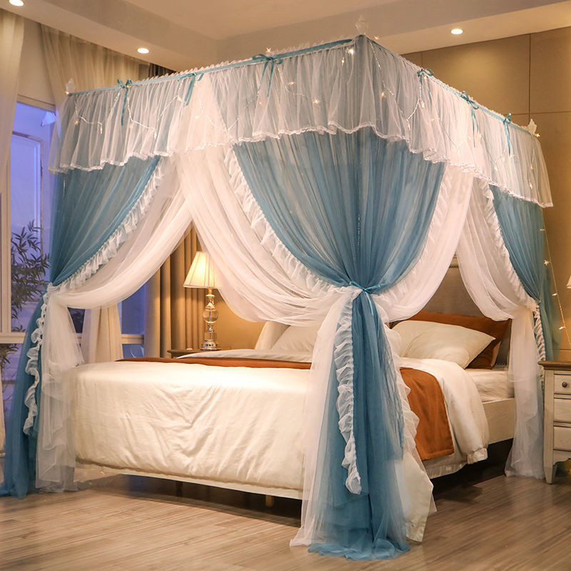 EDEN SLEEP Màn chống muỗi phòng ngủ mùng khung, rèm giường cản sáng chống bụi, mùa hè trọn bộ màn khung