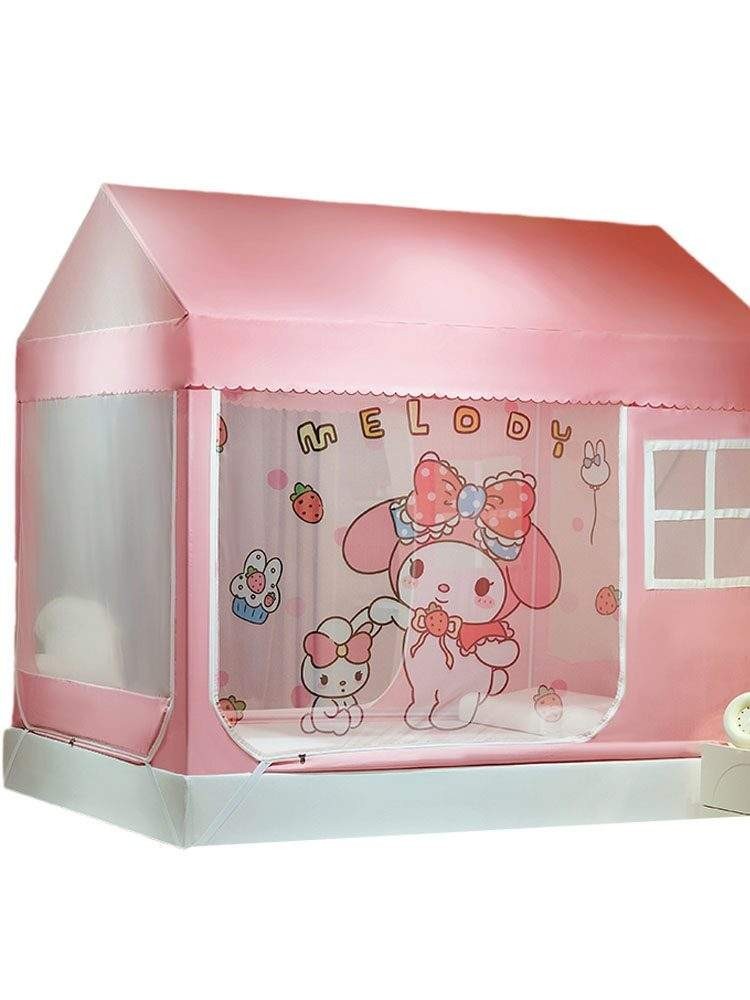 Màn mới nhà 2025 mới phòng ngủ chống rơi trẻ em gái công chúa phòng ngủ trong nhà lều che