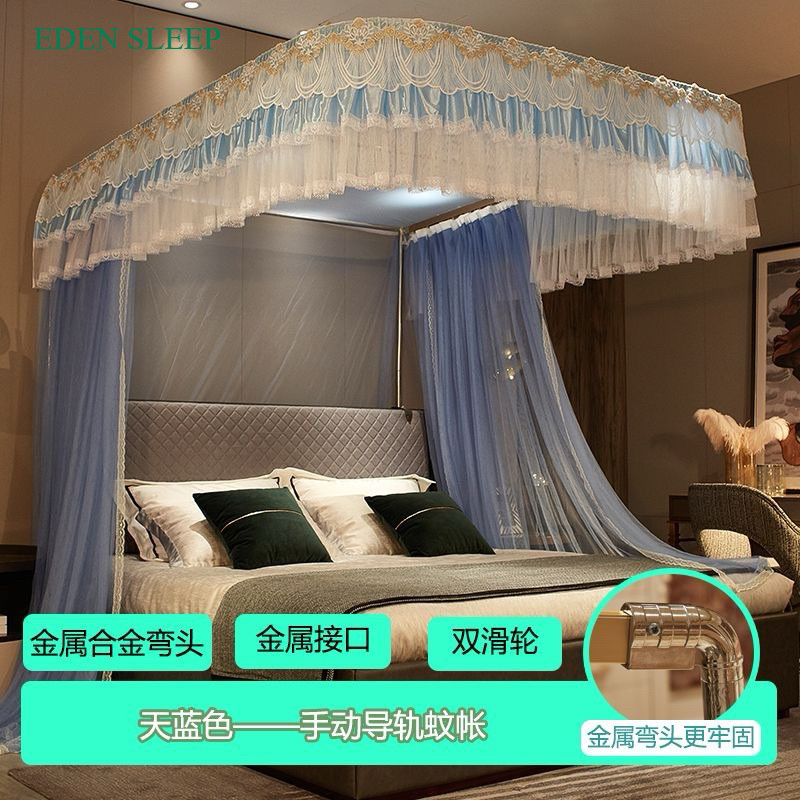 【BẢN 2024 】 Màn / Mùng khung inox không khoan tường cao cấp A27 chống muỗi  , màn ngủ công chúa SẮN HÀNG