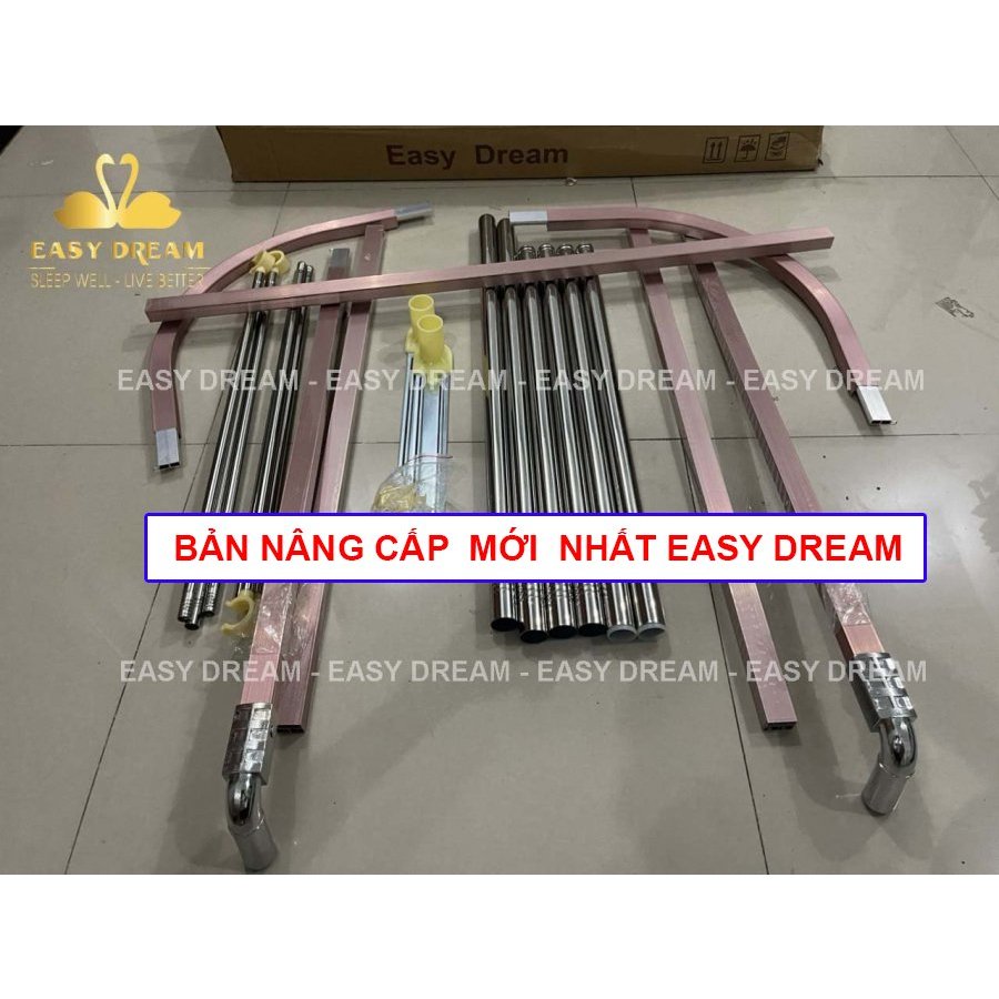 Màn khung không khoan tường -Mùng khung chống muỗi cao cấp EASY DREAM .Màn ngủ