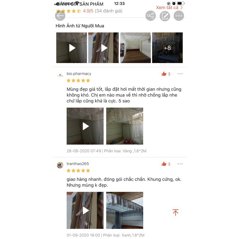 Mùng (màn) khung không khoan tường  khung inox _vải tuyn cao cấp mắt nhỏ_chống muỗi