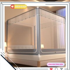 Màn Chống Muỗi Gia Dụng2023Cao Cấp Mẫu Mới1.8mGiường Đôi Yurt1.5Gạo1.2Phòng Ngủ Em Bé Chống Rơi