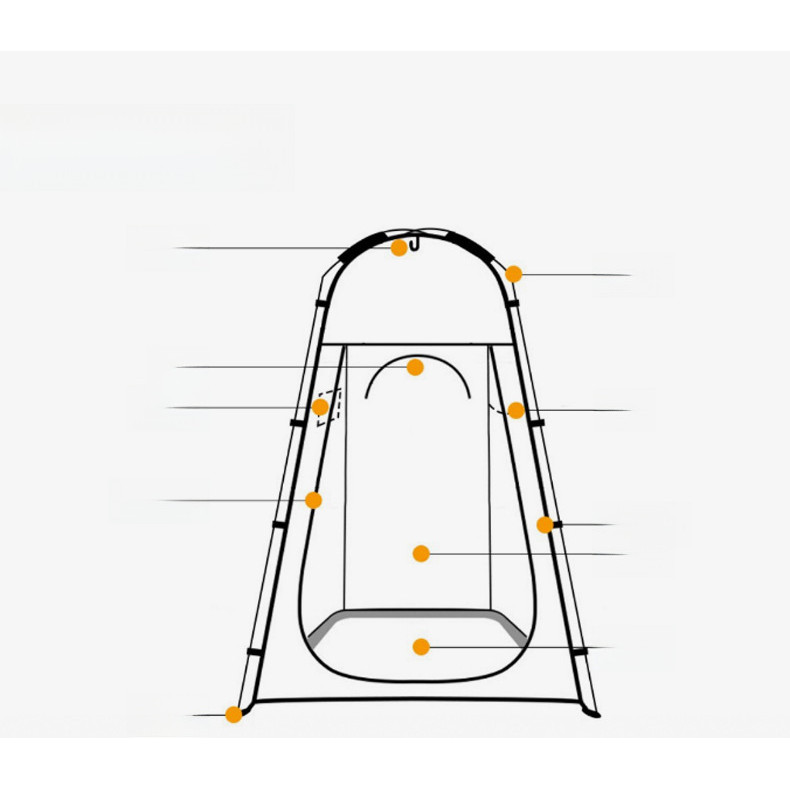 Portable Outdoor Camping Tent Fishing Warm Changing Room Swimming