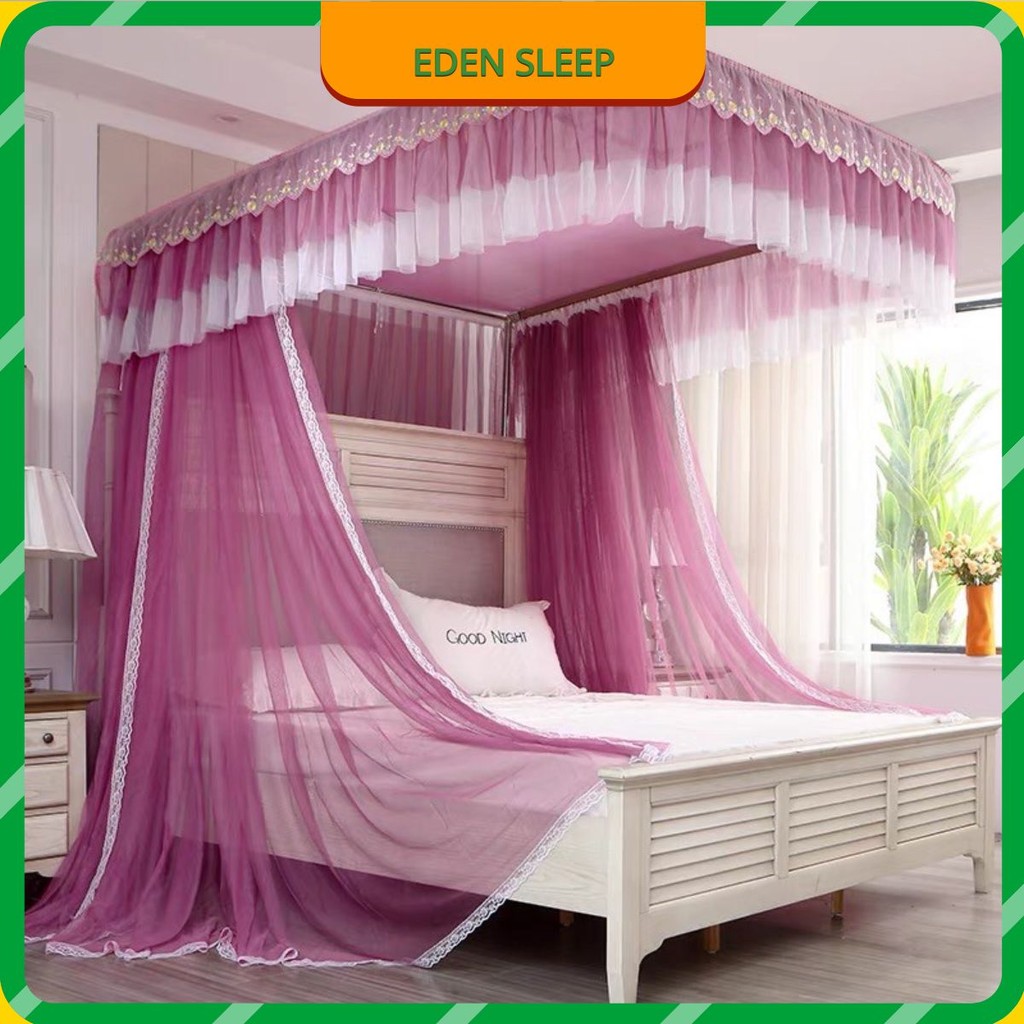 BẢN  2024 Màn/ mùng khung 2 cột không khoan tường