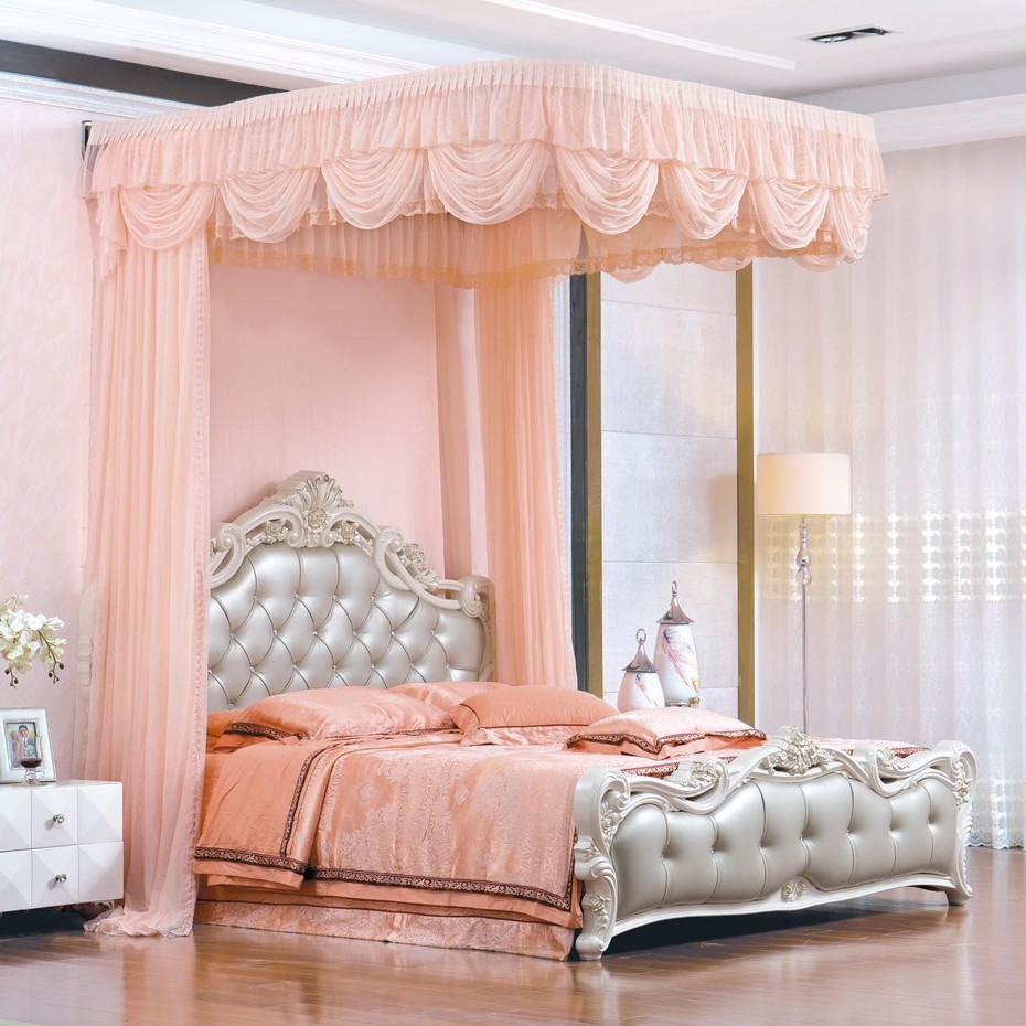 Màn khung (mùng) phải khoan tường vải tuyn lạnh-khung hợp kim nhôm tĩnh  điện cao cấp (chống muỗi)