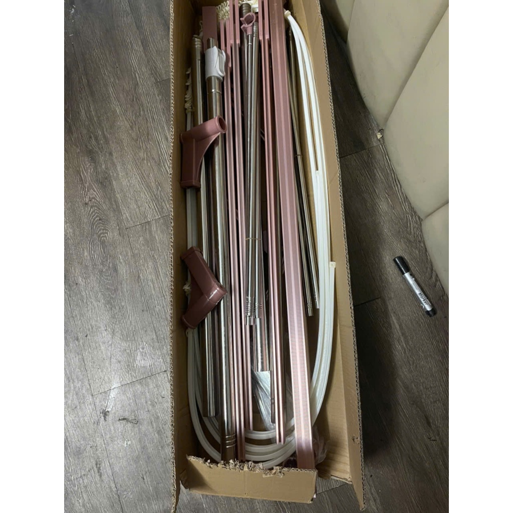 NEW Màn khung inox không khoan tường; màn cưới , mùng ngủ chống muỗi hiện đại