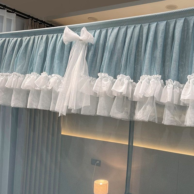 EDEN SLEEP Mùng khung chống muỗi chống rơi màn chụp cho trẻ em phòng ngủ,rèm giường chống bụi trọn bộ mùng khung vuông