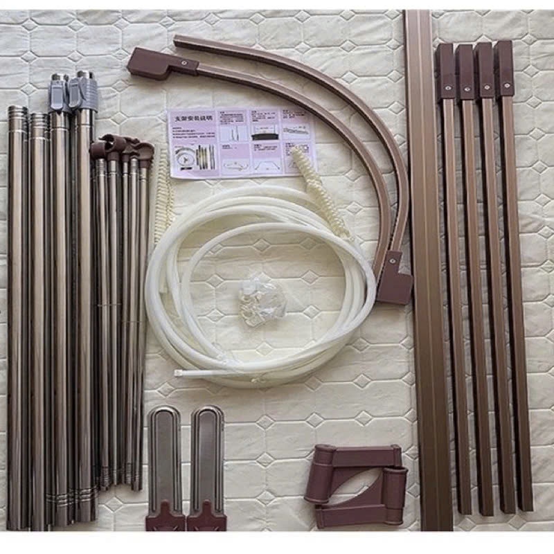 Màn/ mùng khung 2 cột không khoan tường chống muỗi