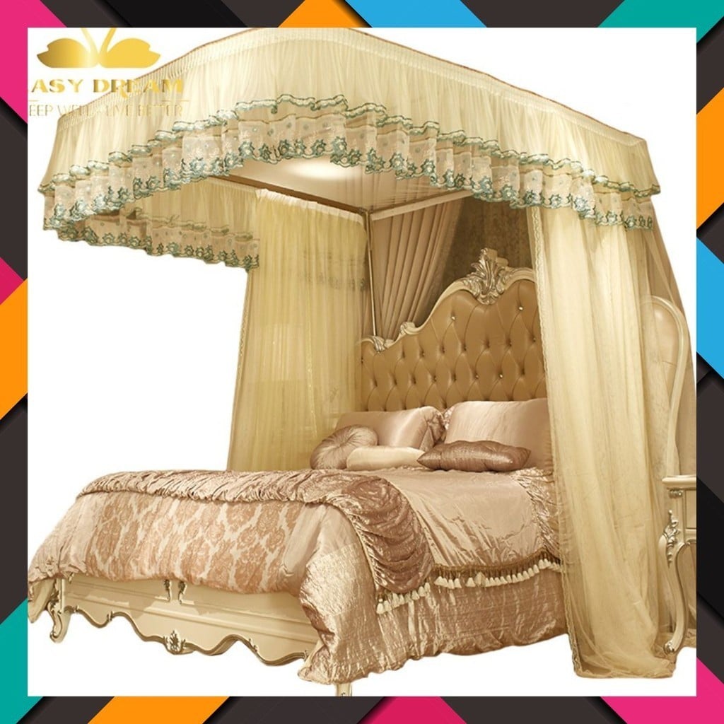 BẢN NÂNG CẤP MỚI NHẤT 2025 Màn khung không khoan tường mùng ngủ cao cấp EDEN SLEEP