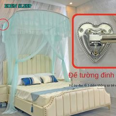 Màn khung khoan tường , mùng ngủ hiện đại khoan tường chống muỗi  Thu xêp gọn thông minh