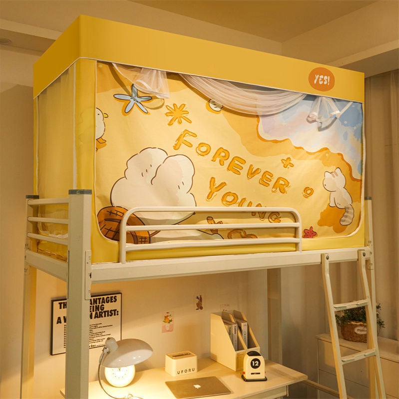 EDEN SLEEP Màn mùng khung chống muỗi ký túc xá sinh viên, rèm ngủ cản sáng, giường tầng trên, tầng dưới  90x190cm