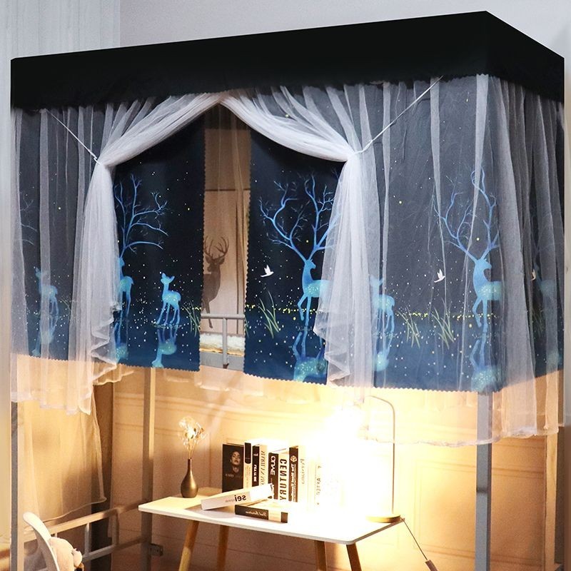 EDEN SLEEP mùng khung ký túc xá sinh viên đại học rèm che giường ngủ màn chống muỗi giường tầng rèm giường đơn