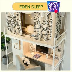 EDEN SLEEP Mùng màn khung giường tầng ký túc xá màn chống muỗi cho sinh viên đại học, rèm che giường ngủ chắn sáng dày