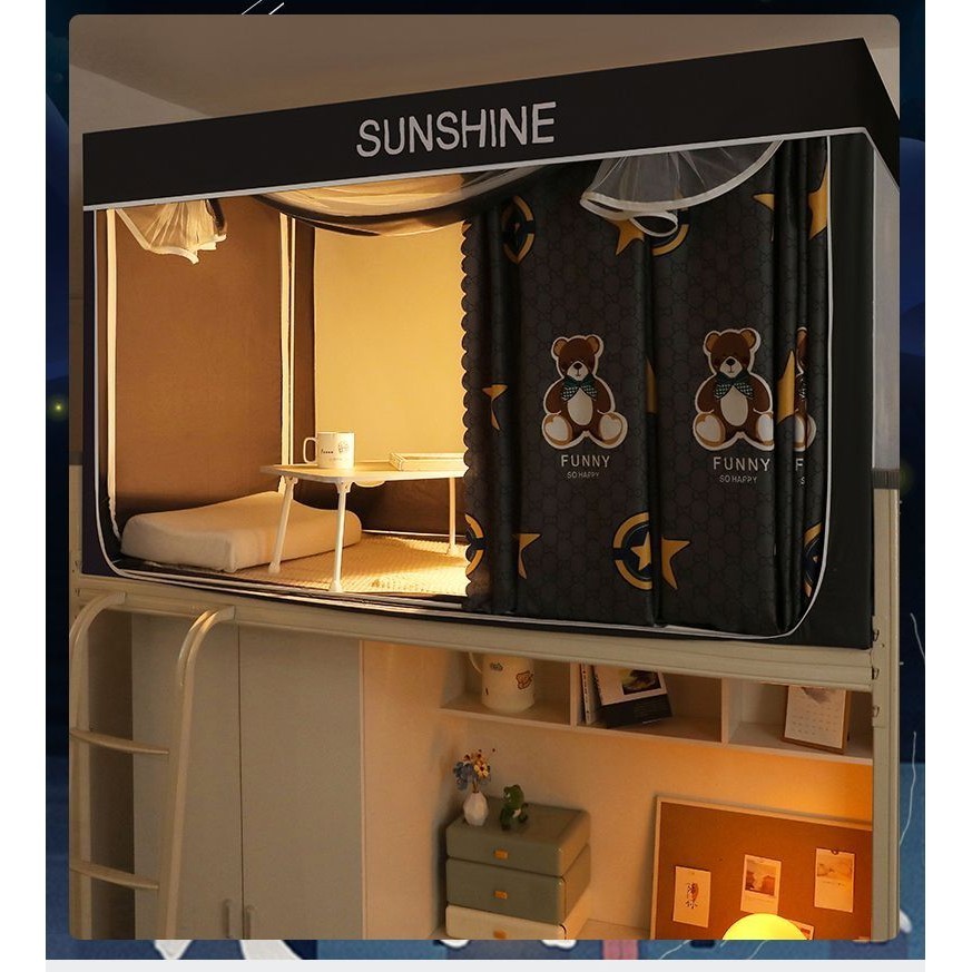EDEN SLEEP Mùng khung màn chống muỗi, 90x190cm,120x190cm, giường tầng ký túc xá sinh viên, Rèm chắn sáng