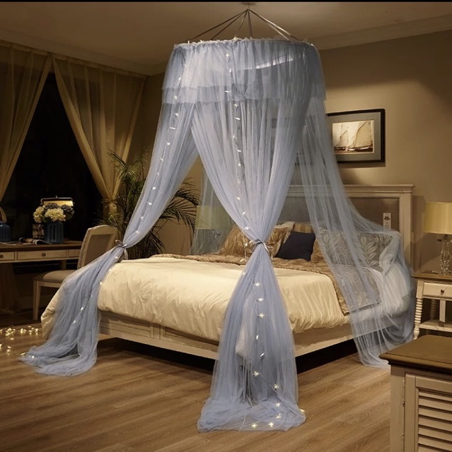 Màn công chúa cao cấp( tặng đèn trang trí)