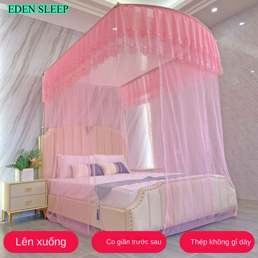 Màn khung thu xếp gọn màn ngủ hiện đại không khoan tường tăng chỉnh được chiều cao chống muỗi