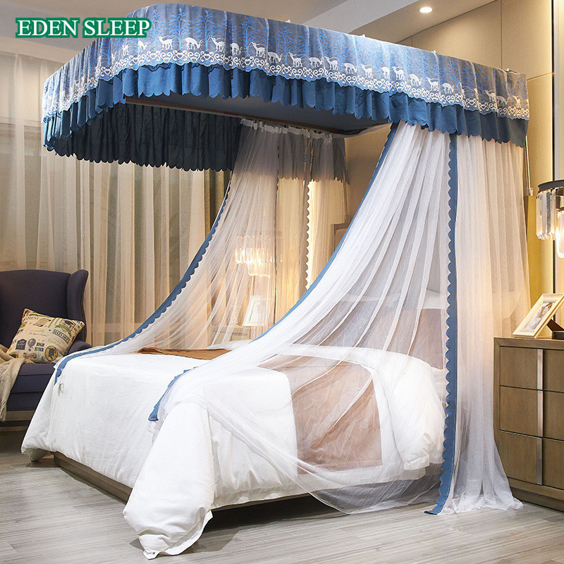 Màn mùng khung thế hệ mới không khoan tường cao cấp kiểu dáng công chúa chống muỗi